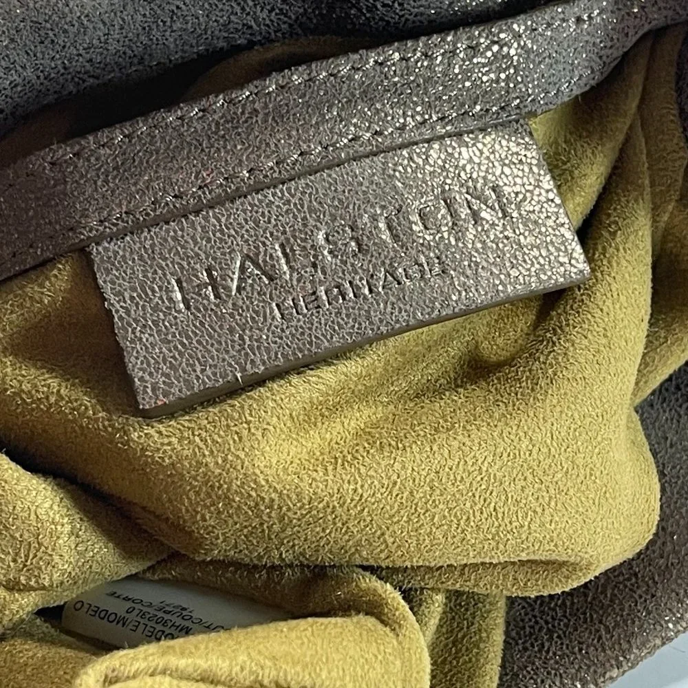 Halston Heritage Gold Slouchy Hobo Bag